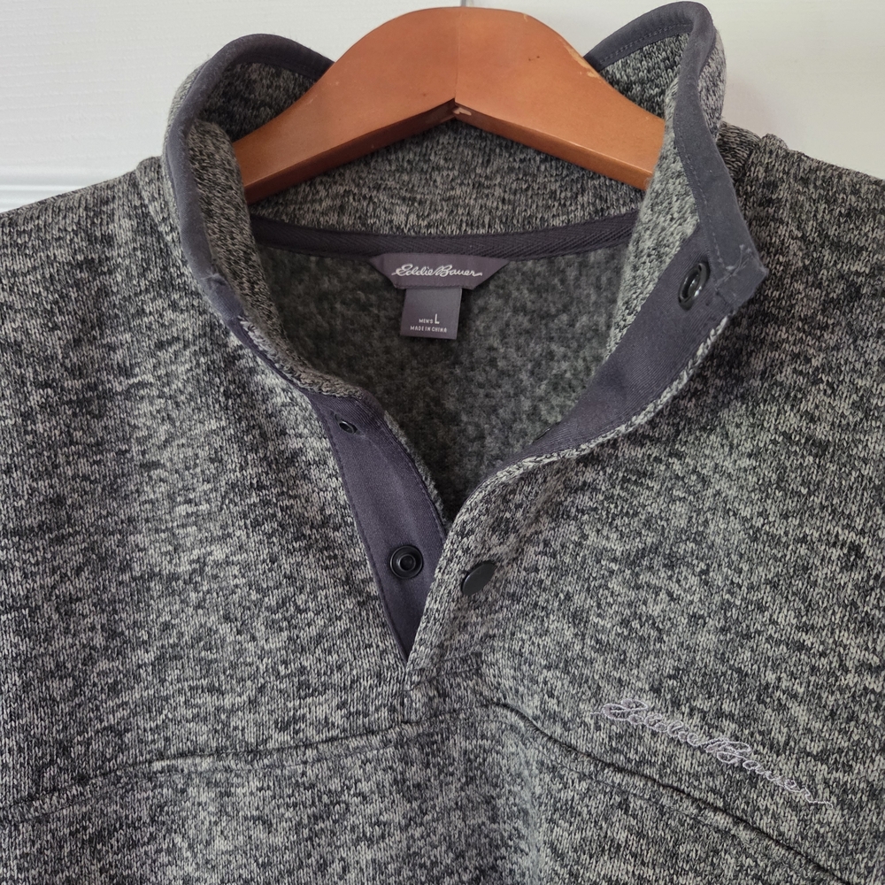 Eddie Bauer Gray Pullover Sweater